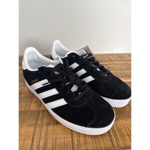 Adidas Boys Gazelle BB2502 Black Casual Shoes Sneakers Size 5